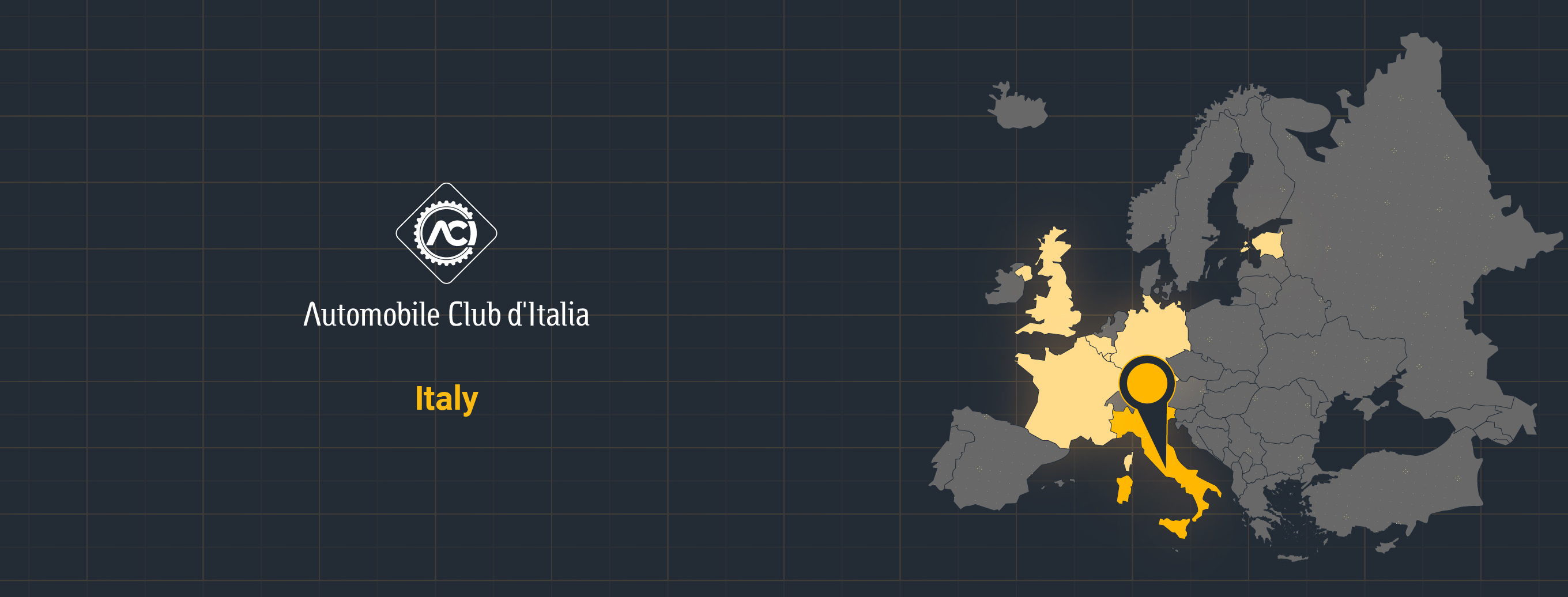 ACI map highlights Italy